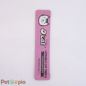 بسته تشویقی لیسیدنی گربه O’cat با طعم مرغ و سالمون