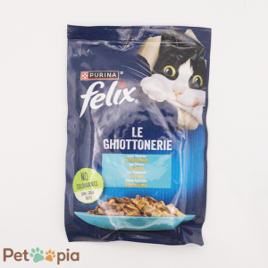 پوچ گربه فلیکس Felix مدل Le Ghiottonerie با طعم تنماهی در ژله