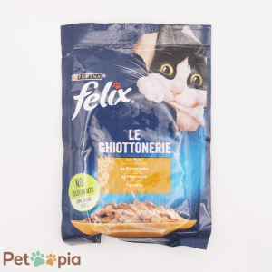 پوچ گربه فلیکس Felix مدل Le Ghiottonerie با طعم مرغ در ژله