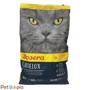 غذای خشک Josera Catelux برای گربه بالغ و کنترل هربال